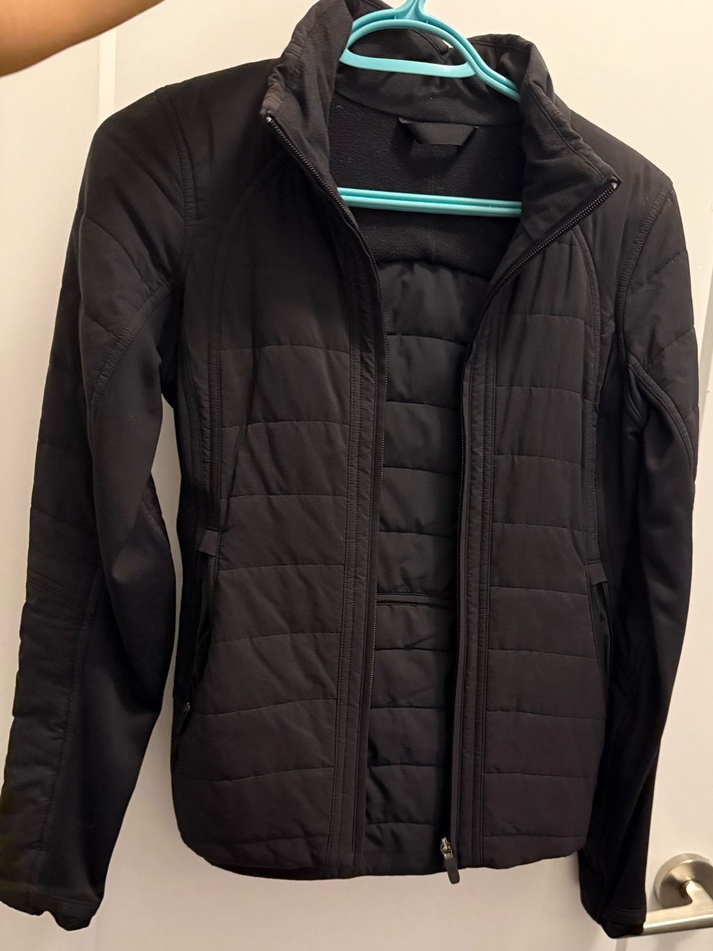 lululemon athletica Black Lightweight Hooded Puffer Jacket